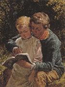 William Bromley The Lesson (mk37) oil on canvas